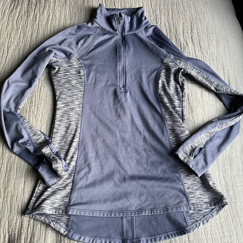 purple pullover worktop top size small